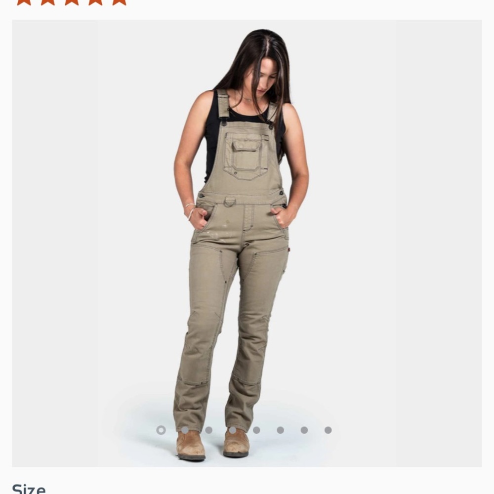 Dovetail Freshley Overalls size 6x30” NWT